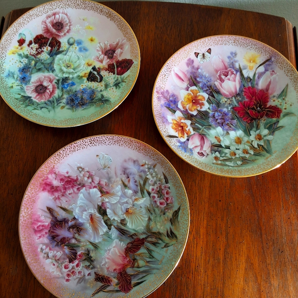 Vintage Lena Liu Plates - Lot of 3